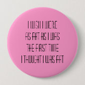 Ich wünschte, ich wäre ... button (Vorderseite)