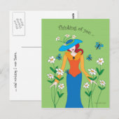 Ich wünschte, ich wäre da postkarte (Vorne/Hinten)