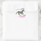 Ich wünschte, ich wäre ein Einhorn... Aufkleber (Tasche)