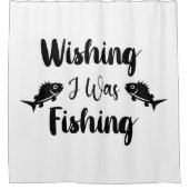 Ich wünschte, ich wäre ein lustiges Zitat Duschvorhang (Vorderseite)