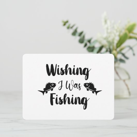 Ich wünschte, ich wäre ein lustiges Zitat Einladung (Stehend Vorderseite)