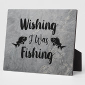 Ich wünschte, ich wäre ein lustiges Zitat Fotoplatte (Seite)