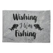 Ich wünschte, ich wäre ein lustiges Zitat Kissenbezug (Rückseite)