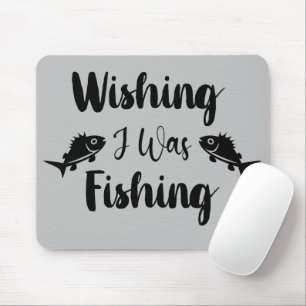 Ich wünschte, ich wäre ein lustiges Zitat Mousepad
