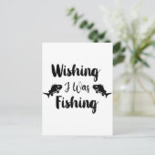 Ich wünschte, ich wäre ein lustiges Zitat Postkarte (Stehend Vorderseite)