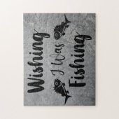 Ich wünschte, ich wäre ein lustiges Zitat Puzzle (Vertikal)