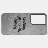 Ich wünschte, ich wäre ein lustiges Zitat Samsung Galaxy Hülle (Linke Seite)