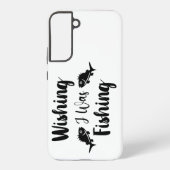 Ich wünschte, ich wäre ein lustiges Zitat Samsung Galaxy Hülle (Rückseite)