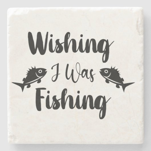 Ich wünschte, ich wäre ein lustiges Zitat Steinuntersetzer (Vorderseite)