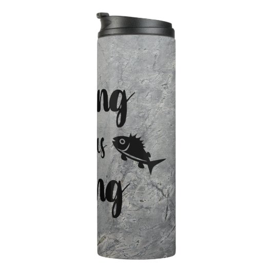 Ich wünschte, ich wäre ein lustiges Zitat Thermosbecher (Nach rechts gedreht)