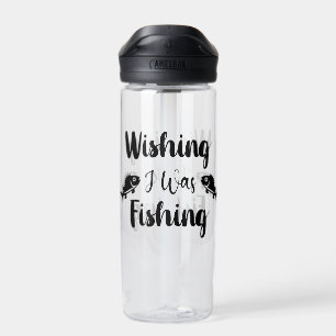 Ich wünschte, ich wäre ein lustiges Zitat Trinkflasche