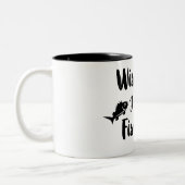 Ich wünschte, ich wäre ein lustiges Zitat Zweifarbige Tasse (Links)