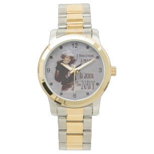 Ich wünschte, ich wäre ein Mann ~ Ich würde der Ma Armbanduhr