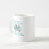 Ich wünschte, ich wäre ein Oktopus Kaffeetasse (Vorderseite Links)