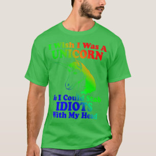 Ich wünschte, ich wäre ein unverzichtbares Einhorn T-Shirt