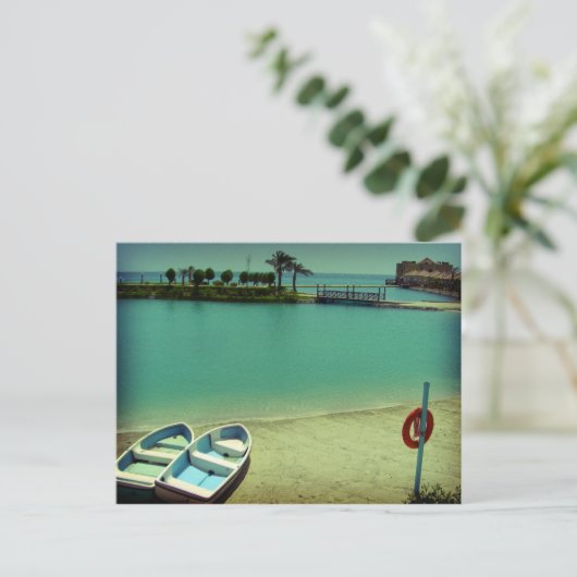 Ich wünschte, ich wäre hier, Bahrain Al Dana Resor Postkarte (Stehend Vorderseite)