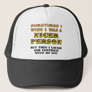 Ich wünschte, ich wäre nackter Funny Ball Cap Hat Truckerkappe