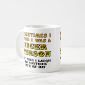 Ich wünschte, ich wäre nackter Funny Mug oder Reis Kaffeetasse (Vorderseite Links)