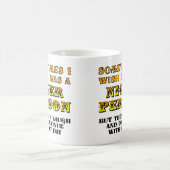 Ich wünschte, ich wäre nackter Funny Mug oder Reis Kaffeetasse (Mittel)