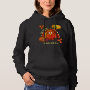 Ich wünschte, ich wäre Tacos Truthahn FROHES ERNTE Hoodie