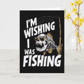 Ich wünschte, ich würde fischen karte (Gelbe Blume)