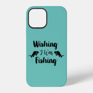 Ich wünschte, ich würde lustige Fischen-Zitate mac iPhone 12 Hülle