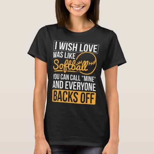 Ich wünschte, Liebe wäre wie Softll Softll Player  T-Shirt (Vorderseite)