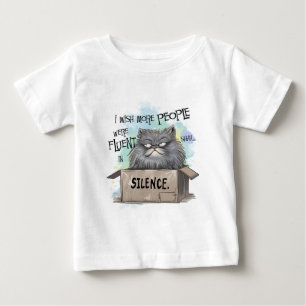Ich wünschte, mehr Menschen wären fließend Baby T-shirt