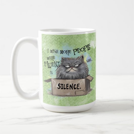 Ich wünschte, mehr Menschen wären fließend Kaffeetasse (Links)