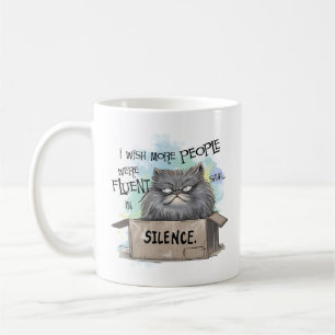 Ich wünschte, mehr Menschen wären fließend Kaffeetasse