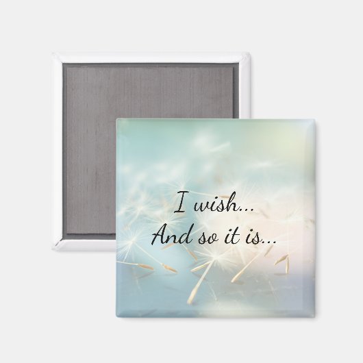 Ich wünschte...Und so ist es... Magnet (Vorderseite/Rückseite)