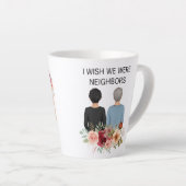 Ich wünschte, wir wären Nachbarn Beste Freunde Sta Milchtasse (Rechte Ecke)
