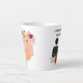 Ich wünschte, wir wären Nachbarn Beste Freunde Sta Milchtasse (Vorderseite)