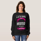 Ich wurde als Medtech Medical Technology bezeichne Sweatshirt (Vorne ganz)