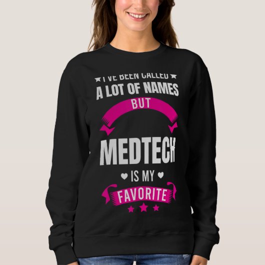 Ich wurde als Medtech Medical Technology bezeichne Sweatshirt (Vorderseite)