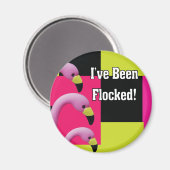 ich wurde beflockt magnet (Vorderseite/Rückseite)