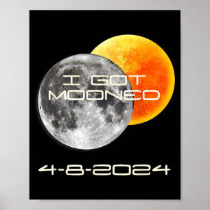 Ich wurde bei der totalen Sonnenfinsternis vom Mon Poster