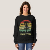 Ich würde das Disk Golf Retro Frisbee Funny Design Sweatshirt (Vorne ganz)