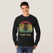 Ich würde das Disk Golf Retro Frisbee Funny Design T-Shirt (Vorne ganz)