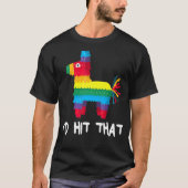 Ich würde das Party Pinata Cinco de Mayo treffen T-Shirt (Vorderseite)