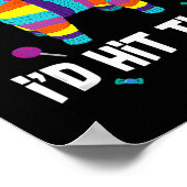 Ich würde das Pinata Mexican Cinco de Mayo Men tre Poster (Ecke)