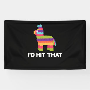 Ich würde das Pinata treffen - Cinco de Mayo Part Banner