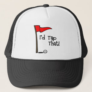 Ich würde dass - Golf anstechen Truckerkappe