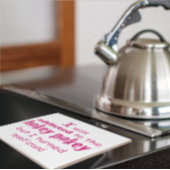 Ich wurde dem Hokey Pokey Typografy Zitat zugeschr Fliese