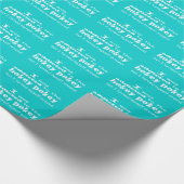 Ich wurde dem Hokey Pokey Typografy Zitat zugeschr Geschenkpapier (Ecke)