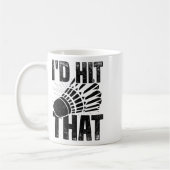 Ich würde den Badminton Shuttle Badminton Player S Kaffeetasse (Links)