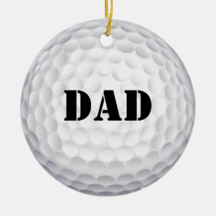 Ich würde den schlagen! Golfball Keramikornament