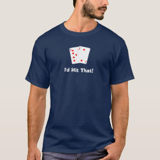 Ich würde den schlagen! Schwarzes Jack-T-Shirt T-Shirt