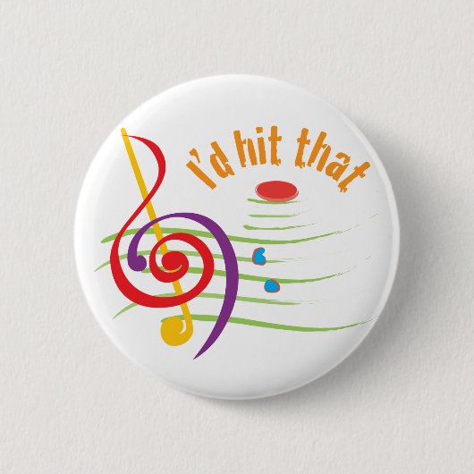 Ich würde den schlagen (Soprane) Button (Vorderseite)