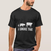Ich würde den Spaß Grillen rauchen Koch T-Shirt (Vorderseite)